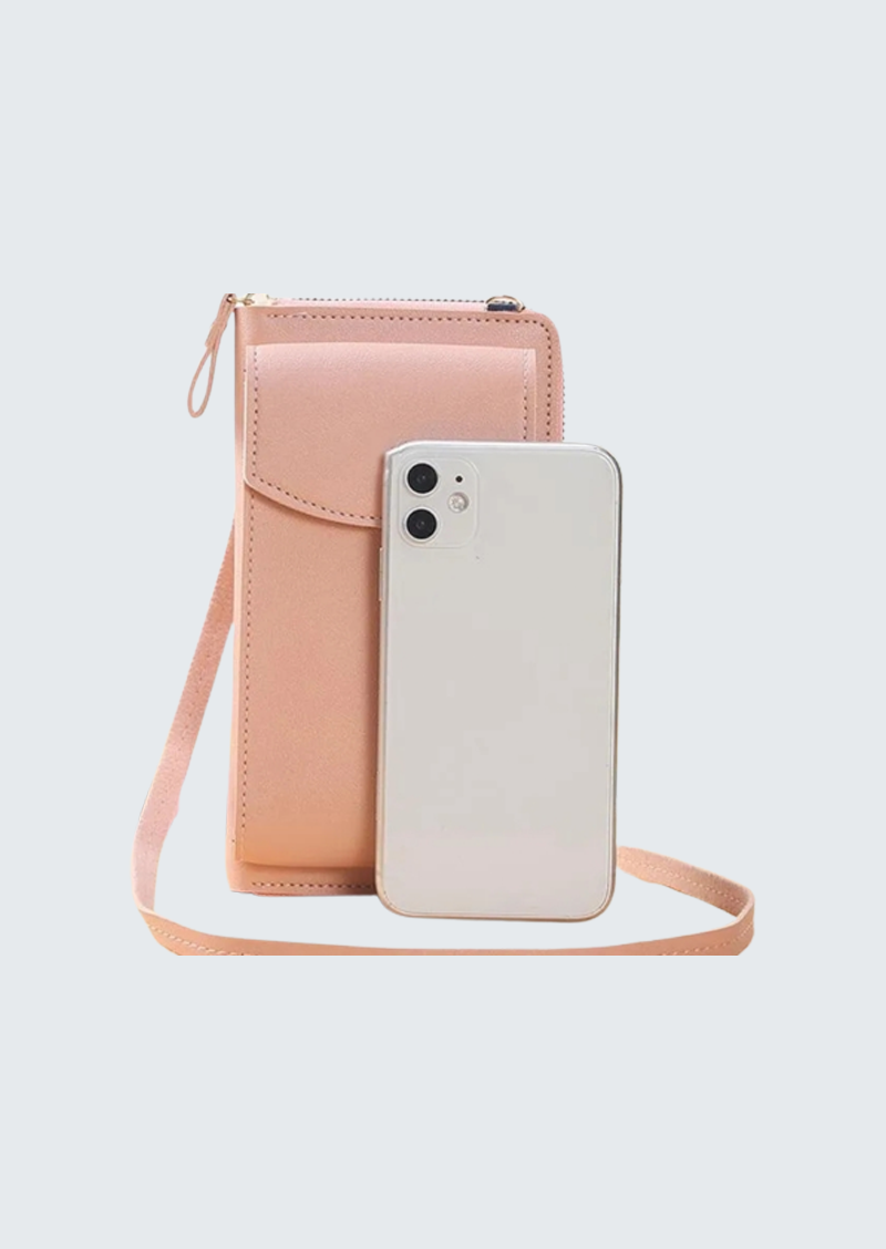 Women’s Cellphone Cross Body Bag – Pink